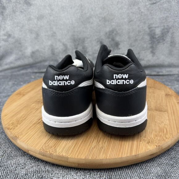 New Balance 480 Shoes Mens Size 7 Black White Leather Sneakers No Laces BB480LBA main image 12